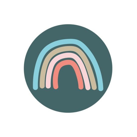 sticker regenboog