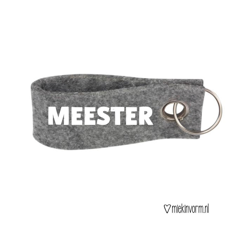 sleutelhanger meester