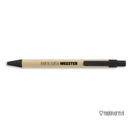 pen voor de leukste meester