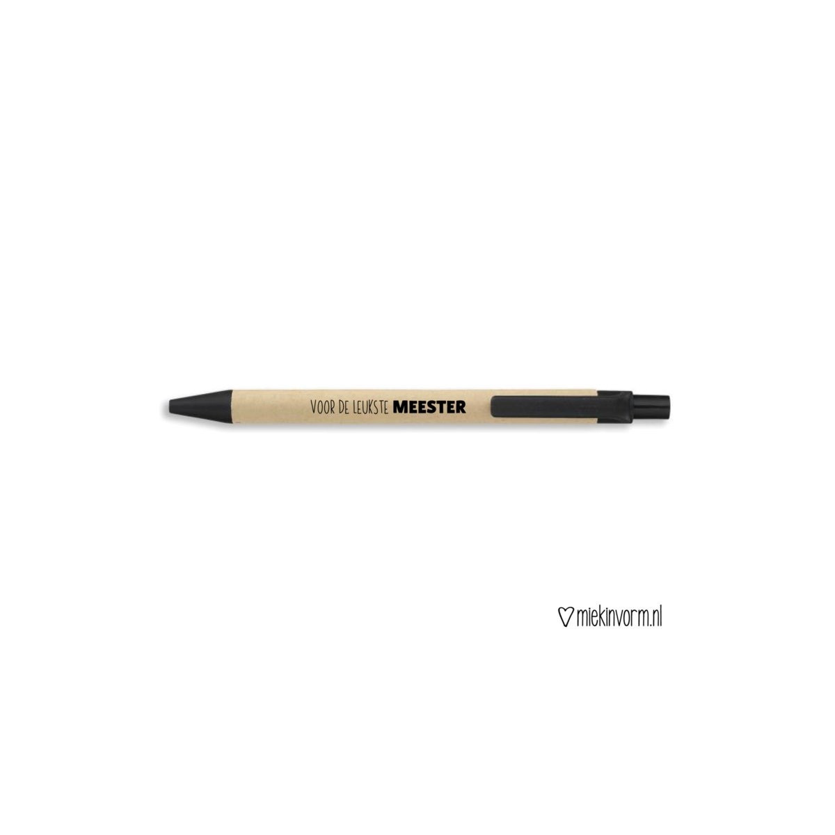 pen voor de leukste meester