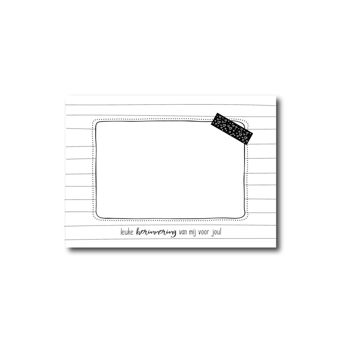 herinnering kaart