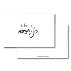 kaart ik ben er voor je