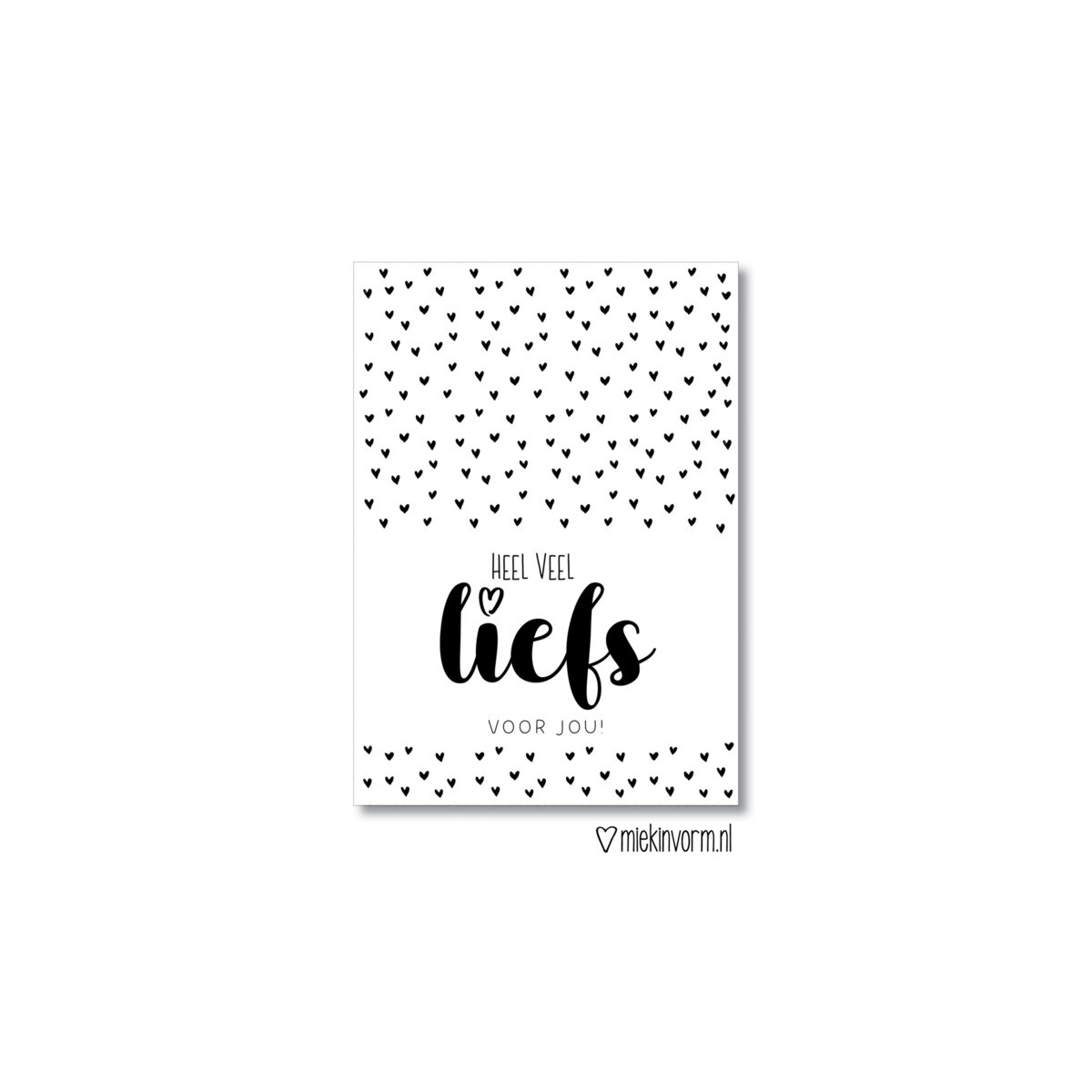 Kaart heel veel liefs voor jou