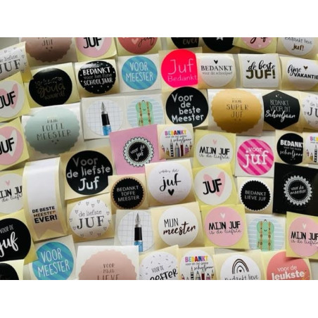 juf meester stickerpakket