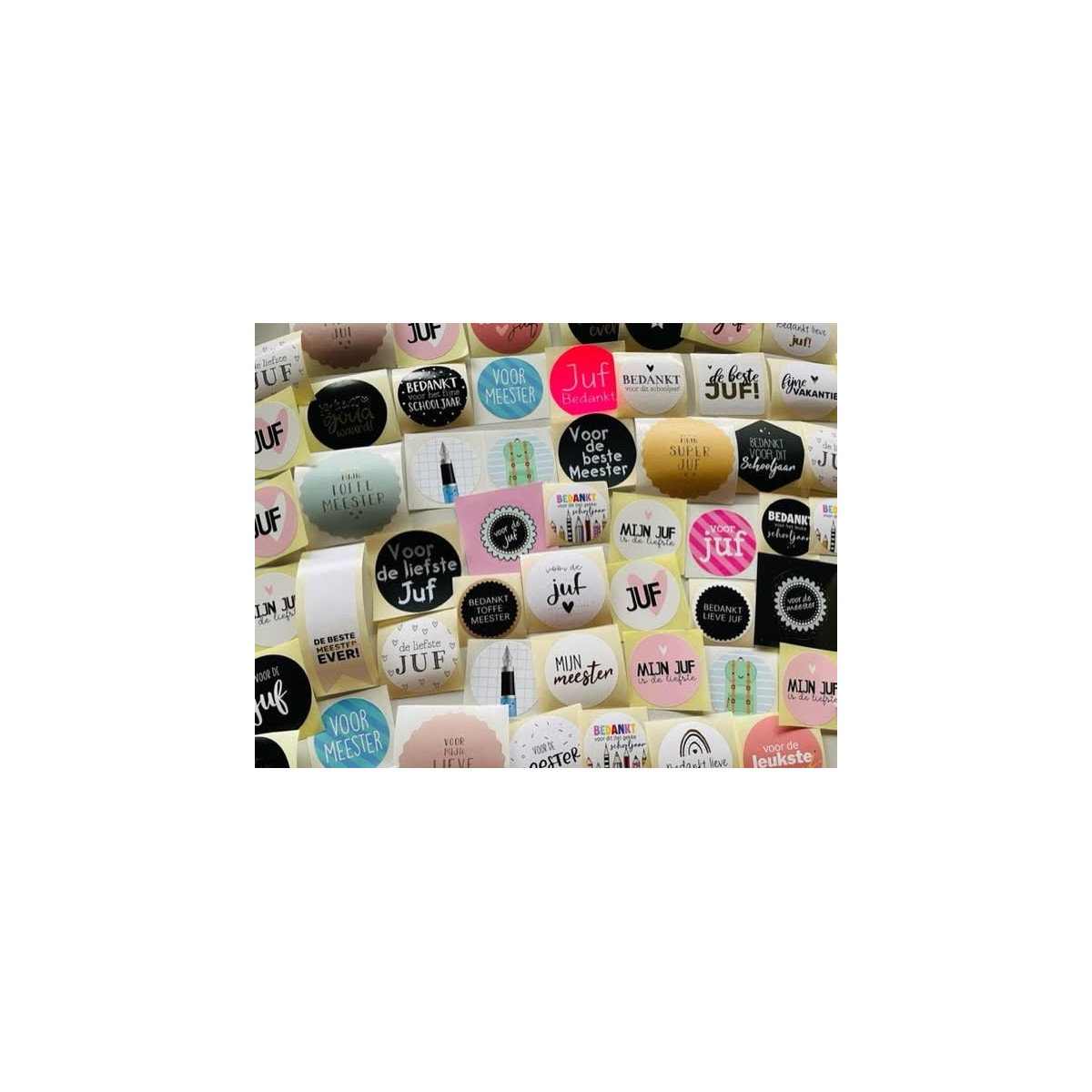 juf meester stickerpakket