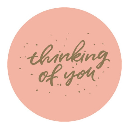 sticker thinking of you