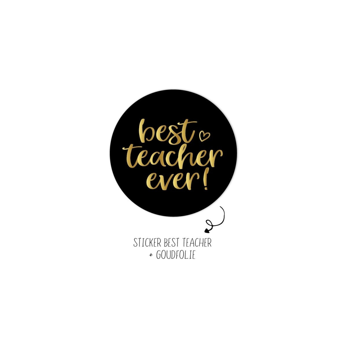 sticker best teacher ever