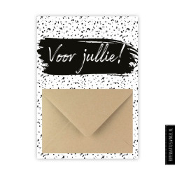 enveloppekaart voor jullie