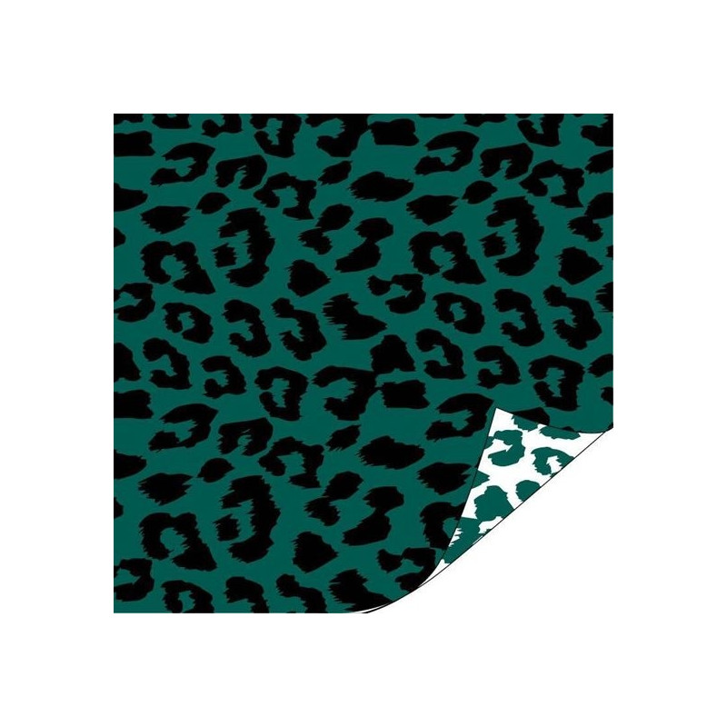 kadopapier cheetah wild green