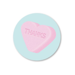 stickerset vruchtenhartje thanks