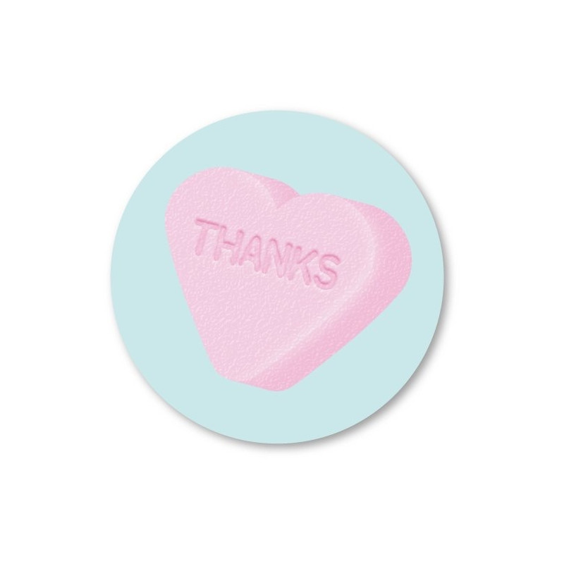 stickerset vruchtenhartje thanks