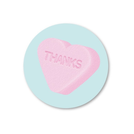 stickerset vruchtenhartje thanks