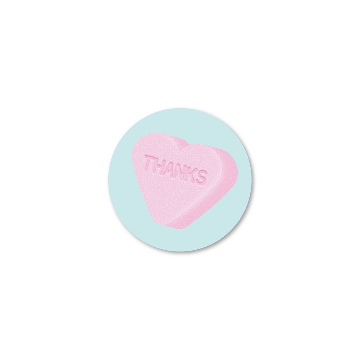 stickerset vruchtenhartje thanks