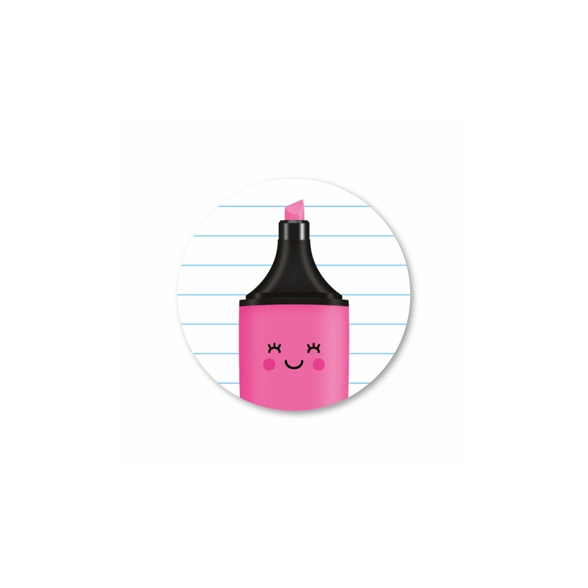 stickerset markeerstift roze