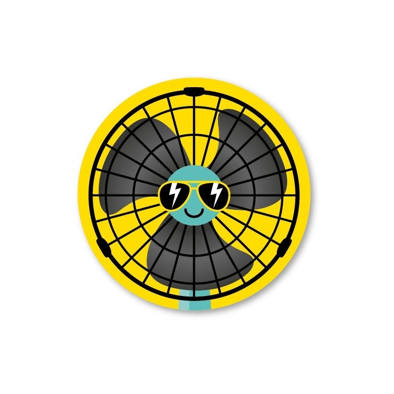 stickerset cool ventilator