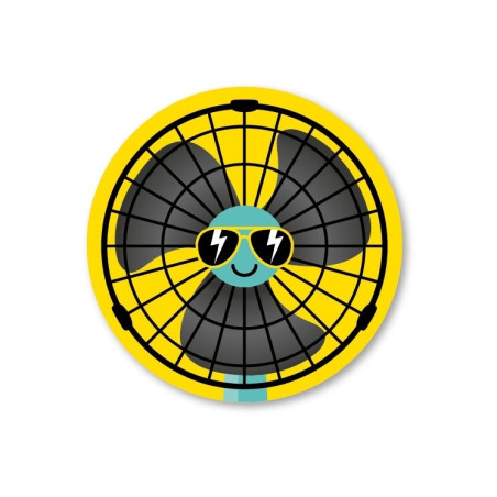 stickerset cool ventilator
