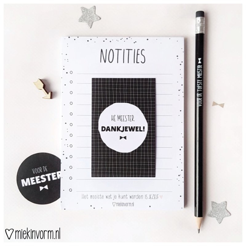 kadoset he meester dankjewel