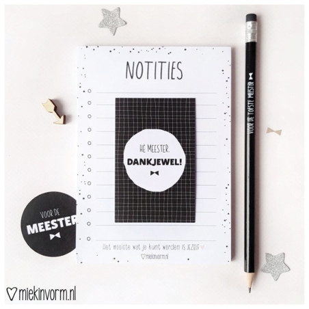 kadoset he meester dankjewel