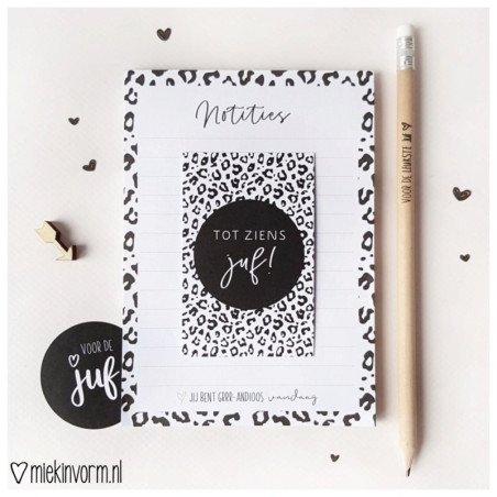 kadoset tot ziens juf