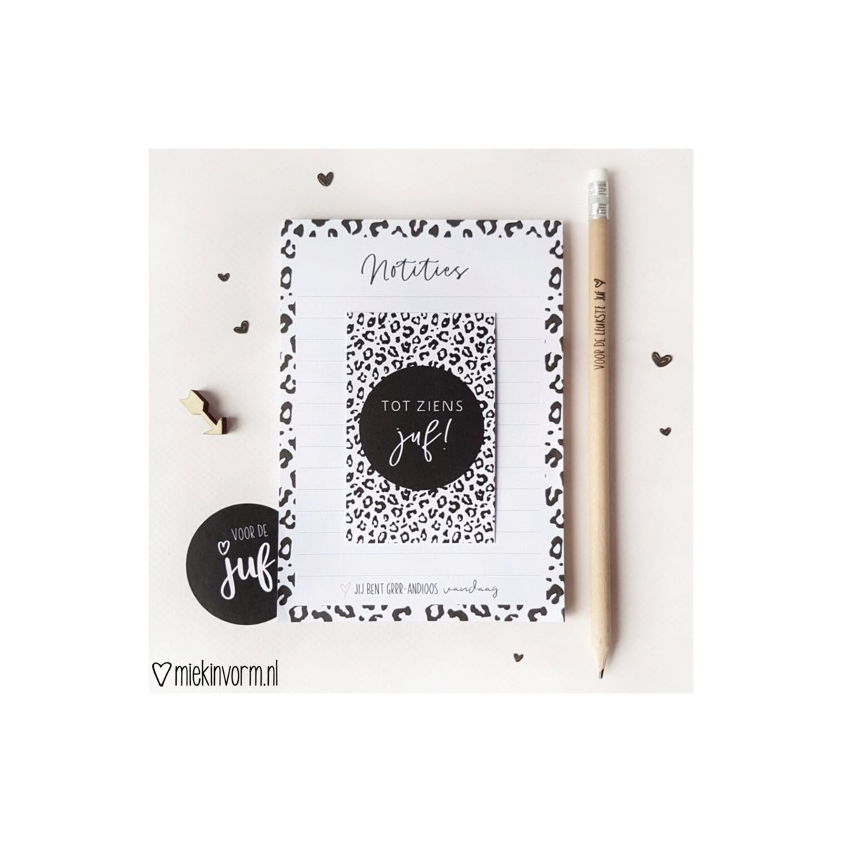 kadoset tot ziens juf