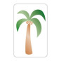 sticker palmboom goudfolie