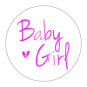 sticker baby girl goudfolie