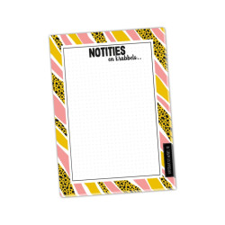 notitieblokje notities en krabbels