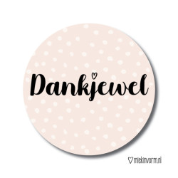sticker dankjewel