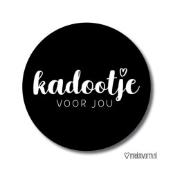 sticker kadootje voor jou mv