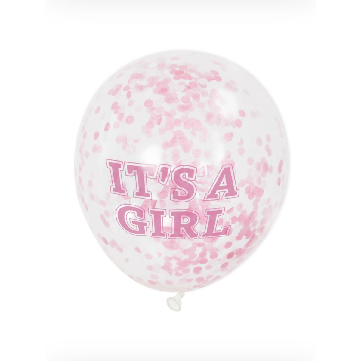 confetti ballonnen it's a girl