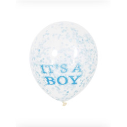 confetti ballonnen it's a boy