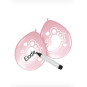 beschrijfbare ballon roze