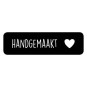 sticker handgemaakt rechthoek