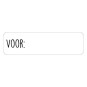 sticker voor