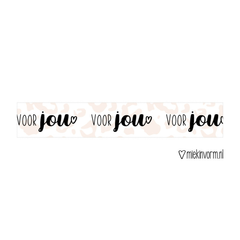 maskingtape voor jou roze