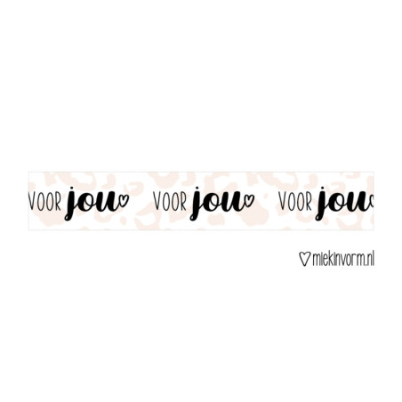 maskingtape voor jou roze