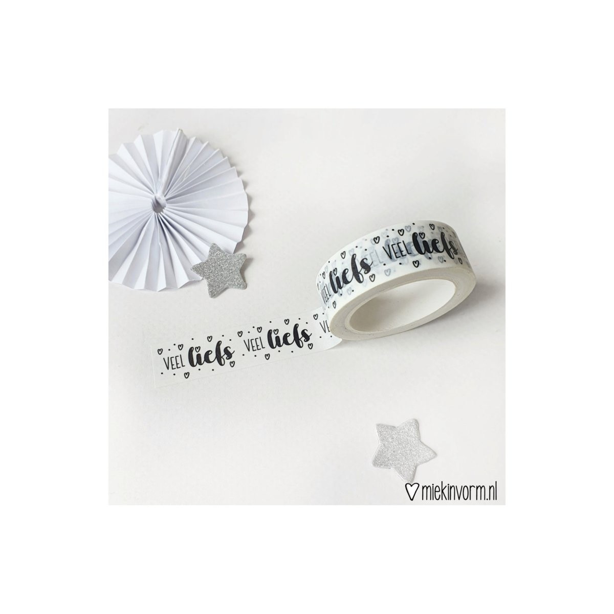 maskingtape veel liefs hartjes