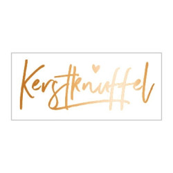 sticker kerstknuffel