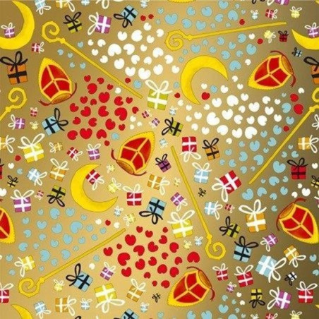 kadopapier goud all about sint