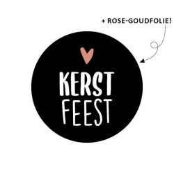 kerst sticker kerstfeest