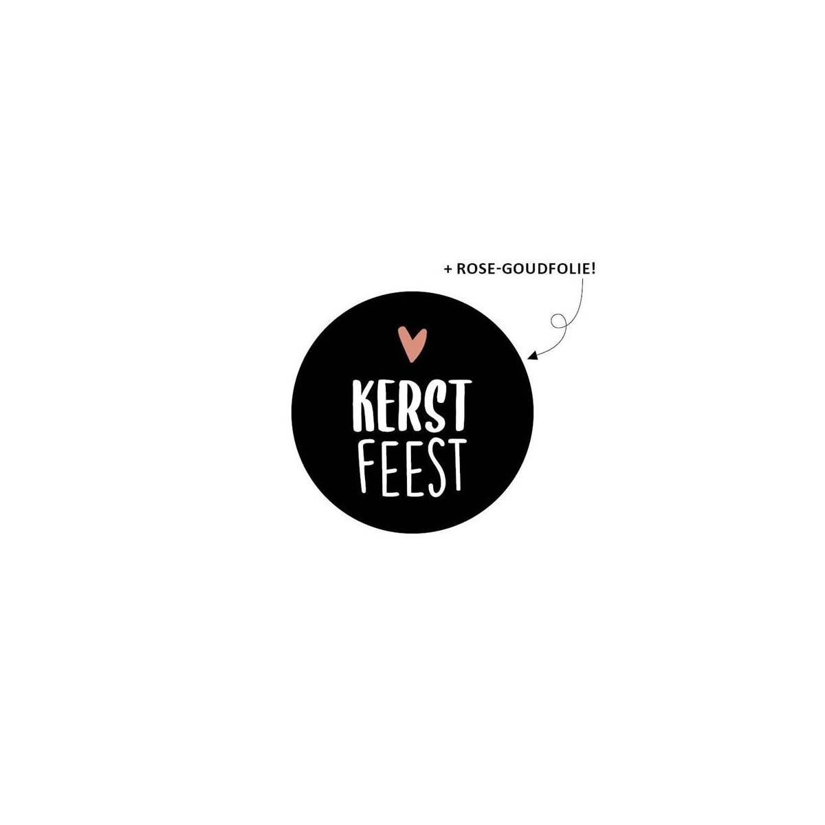 kerst sticker kerstfeest