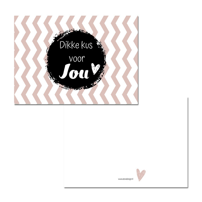 kaart dikke kus van ons