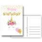 kaart happy birthday unicorn