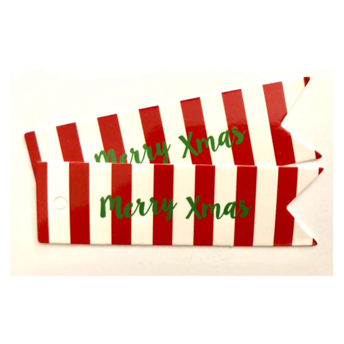label merry christmas streep rood