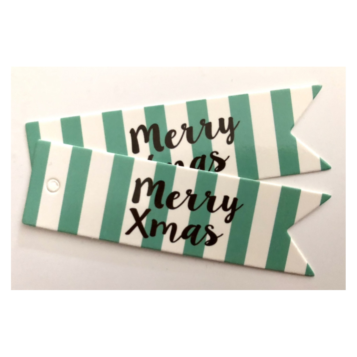 label merry christmas streep groen