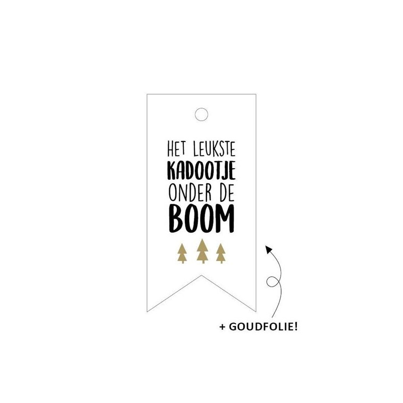 kadolabel leukste kadootje boom