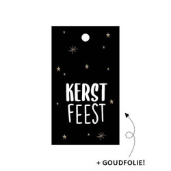 kadolabel kerstfeest