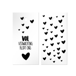 kadolabel vol verwachting