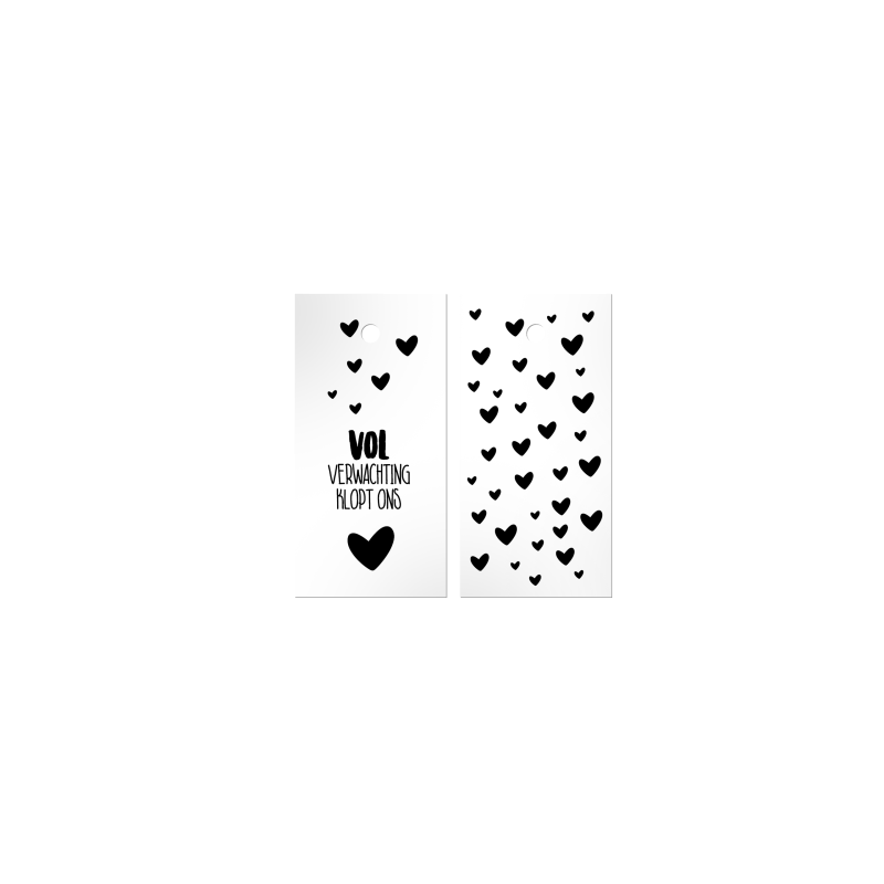 kadolabel vol verwachting