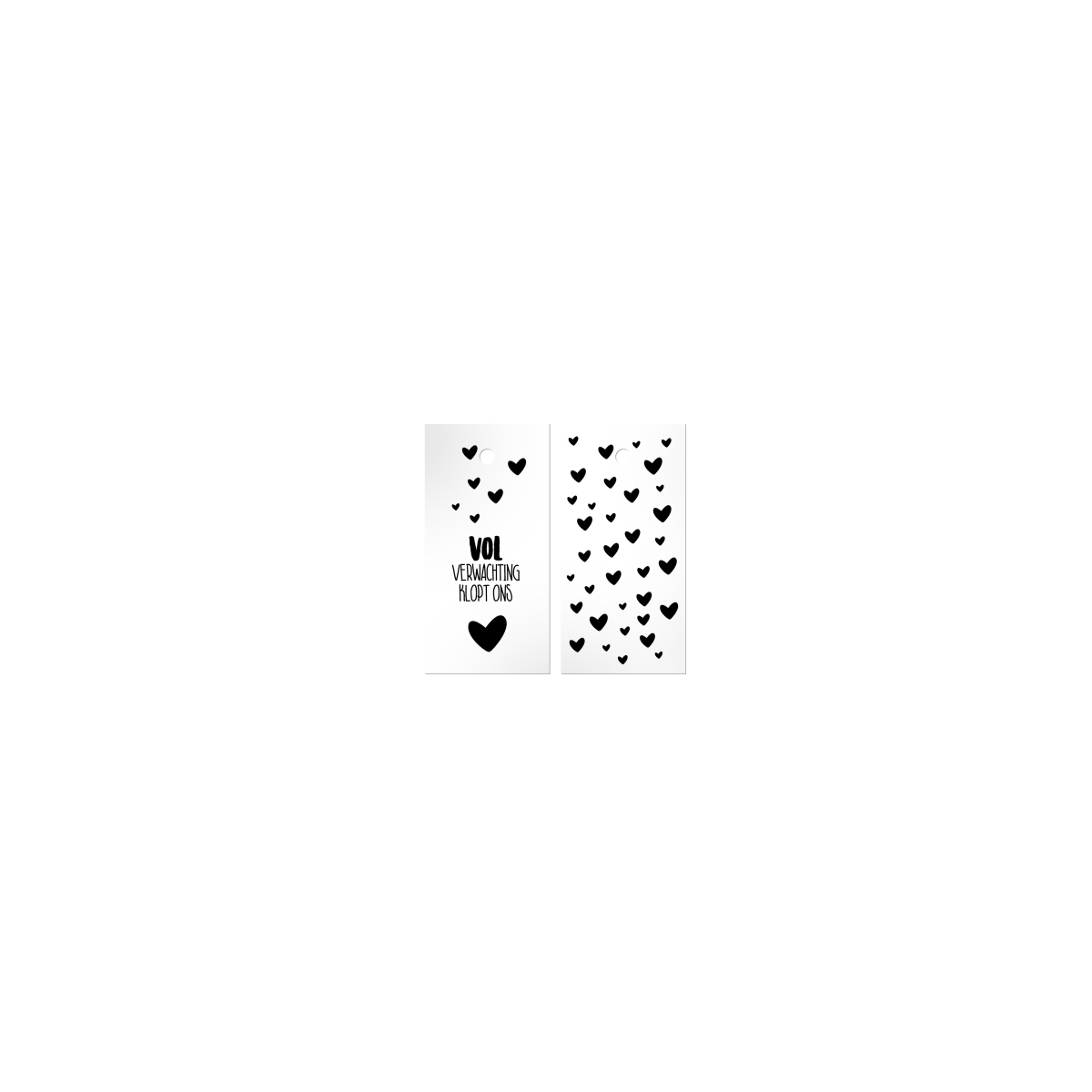 kadolabel vol verwachting